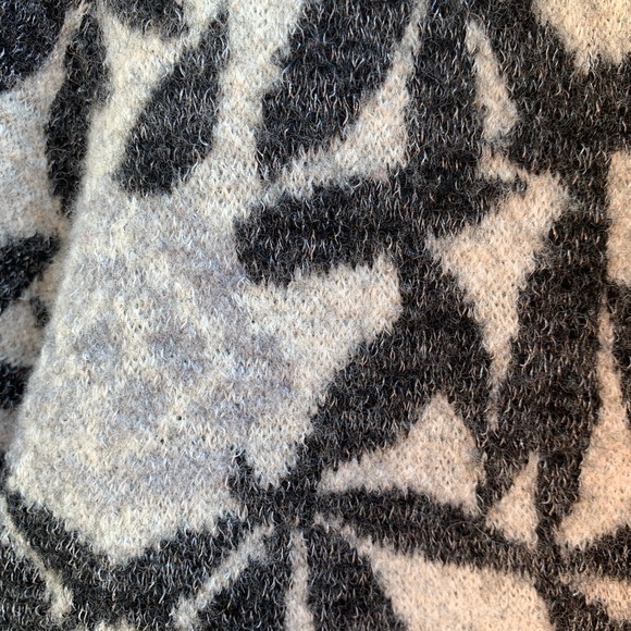 Heather B wool blend tie front jacket Size Large - Picture 4 of 5